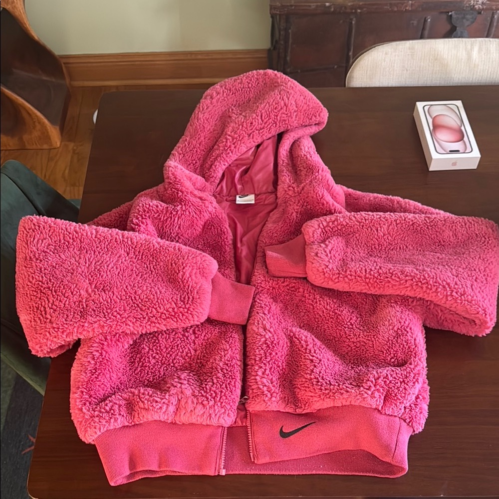 Nike Pink Fleece Hoodie